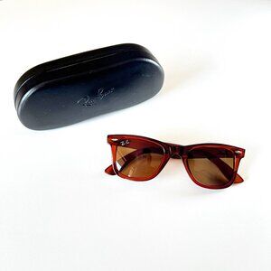 Ray Ban Brown Sunglasses Wayfarer 2140 Brown Frame Lens Retro Classic Style